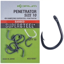 Крючки Korum Penetrator Hook Size 10 10шт