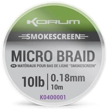 Поводочный материал Korum Smokescreen Micro Braid 10Lb/4,5kg 10m 1шт