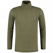 Футболка з довгими рукавами Korda Kool Quick Lyn Sleeve Zip Neck Оливковий S 1шт 