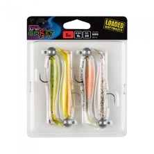 Искусственная приманка Rage Ultra UV Spikey Shad Mixed Colour Pack Loaded 6cm 5g 1/0 4шт