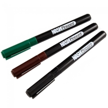 Набір маркерів для гачків NASH Pinpoint Hook TT Marker Pens green+brown+black 3шт 