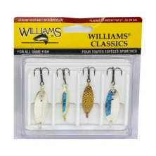 Набір блешень Williams Wabler 4-Pack W20&amp;W30 Kit (4-W32M-ASST) 