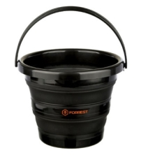 Відро Forrest Folding bucket силіконове складане чорний 10L (FFB10Black) 