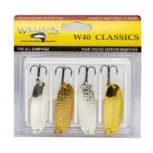 Набір блешень Williams Classic 4-Pack W40 Kit (4-40-ASST) 