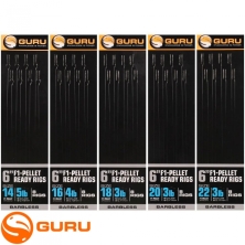 Готовый поводок Guru F1 Pellet Pole Rig 15cm Size 20/0.11mm 8шт