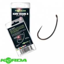 Крючки безбородые Korda Kurv Shank Hook Barbless Size 6 10шт