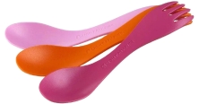 Ловилка Light my fire Spork little. 3-pack pin-pack. Fuchsia-Orange-Pink 