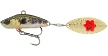 Тейл-спиннер Savage Gear 3D Sticklebait Tailspin 80mm 18.0g Brown Trout Smolt