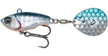 Тейл-спиннер Savage Gear Fat Tail Spin 80mm 24.0g Blue Silver