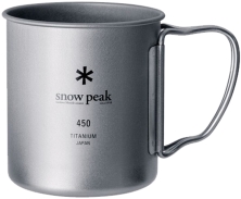 Термокружка Snow Peak MG-053R Ti-Double 450 Mug 450ml 