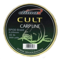 Шнур Climax Cult Spod Braid 274m (желтый) 0.16мм 20lb