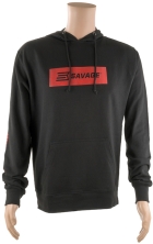 Реглан Savage Long sleeve hooded T-Shirt S с капюшоном ц:черный