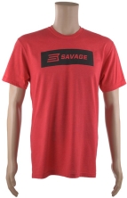 Футболка Savage Short sleeve T-Shirt/Black Savage box logo S к:червоний 