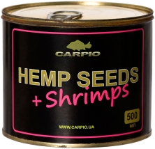 Зернова суміш Carpio HEMP SEEDS+Shrimps 0.5л 