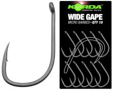 Крючок карповый Korda Wide Gape #10 (10 шт/уп)