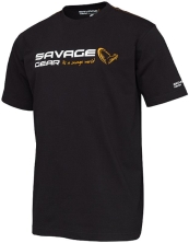 Футболка Savage Gear Signature Logo T-Shirt L Black ink