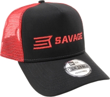 Кепка Savage Trucker hat W/RED Savage logo к:червоний/чорний 