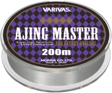 Волосінь Varivas Ajing Master Ester 200m (прозорий) #0.3/0.09mm 1.4lb/0.65kg 