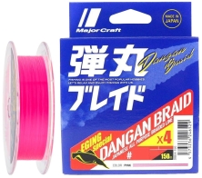 Шнур Major Craft Dangan Braid X4 150m (роз.) #0.5/0.09mm 10lb/4.0kg 