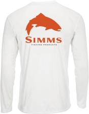 Реглан Simms Solar Tech Tee Trout Logo XL White