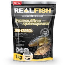 Прикормка Real Fish Линь-Карась Творог 1kg (РБ-2239127)