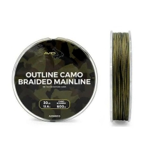 Шнур для лову Avid Carp Outline Camo Braided Mainline 25mm 30Lb 300m 