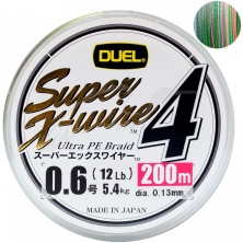 Шнур YO-Zuri Super X-Wire 4 Silver 150m (сірий) #1.5/0.21mm 25lb/10kg 