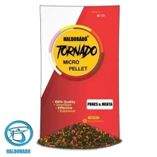 Пеллетс Haldorado TORNADO Micro Pellet Punch & Mint 400g