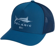 Кепка Pelagic Echo Gyotaku Performance Trucker Smokey Blue