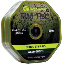 Повідковий матеріал RidgeMonkey RM-Tec Chod/Stiff Rig Material 20lb Weed Green 20lb 20м 