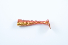 Силиконовая приманка ZEAKE S-GRAVITYY WORM SHAD 3&quot; #SGW3S001 RED KING GOLD GLITTER