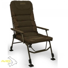 Кресло с подлокотниками Avid Carp Benchmark Leveltech Hi-Back Recliner Chair