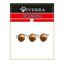 Разборная вольфрамовая чебурашка Viverra 7g Copper (3шт) (7TCBS-C)