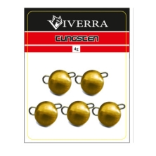 Разборная вольфрамовая чебурашка Viverra 4g Gold (5шт) (4TCBS-G)