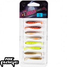 Искуственная приманка Rage UV Micro Tiddler Fast Mixed Colour Pack 4cm