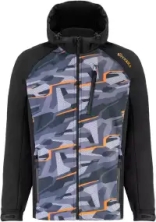 Куртка Viverra Softshell Infinity Hoody S Black Camo Orange