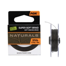 Поводочный материал Fox Edges Naturals Soft Braid hooklength 20m 15.8kg/35lb (CAC828)