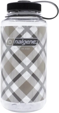 Бутылка Nalgene Wide Mouth Plaid Water Bottle 1L Beige