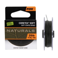 Поводочный материал Fox Edges Naturals Coretex Soft 20m 15.8kg/35lb (CAC814)