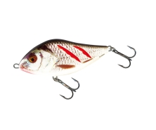 Воблер Salmo Slider FLO 10см Wounded Real Grey Shiner