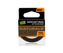 Поводковий матеріал Fox Naturals Soft Braid Hooklength 20м 20lb