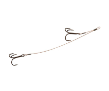 Готовая оснастка Fox Rage 49 Strand Double Stinger №4&amp;6 12кг 10см 5см