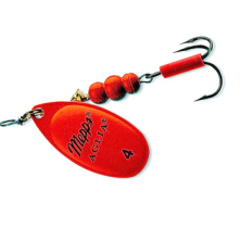 Блесна вращающаяся Mepps Aglia Fluo №4 rouge 9g (Ы001945)