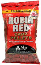 Пелети Dynamite Baits Pellets Robin Red Pre Drilled 20mm 900g 