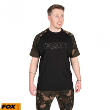 Футболка Fox Black / Camo Outline T - Shirt S 1шт