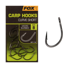 Крючок Fox Carp Hooks Curve Shank Short #8 10pcs (CHK238)