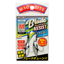 Рыболовный крючок MAGBITE BLADE ASSIST MBA13 WILLOW M SILVER
