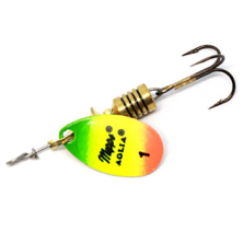 Блесна вращающаяся Mepps Aglia Fluo №1 tiger 3.5g (Ы001926)
