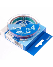 Шнур Gosen Roots X4 200m PE1.2 21lb multicolor