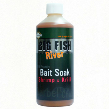 Аттрактант Dynamite Big Fish River Bait Soakt Shrimp &amp; Krill 500ml (DY1378)